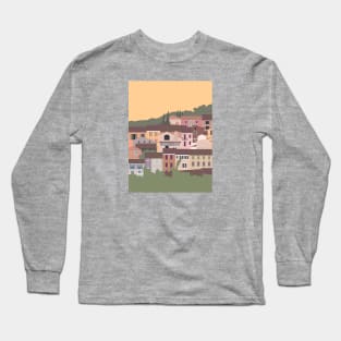 Bormes-les-Mimosas, Provence, South of France Long Sleeve T-Shirt